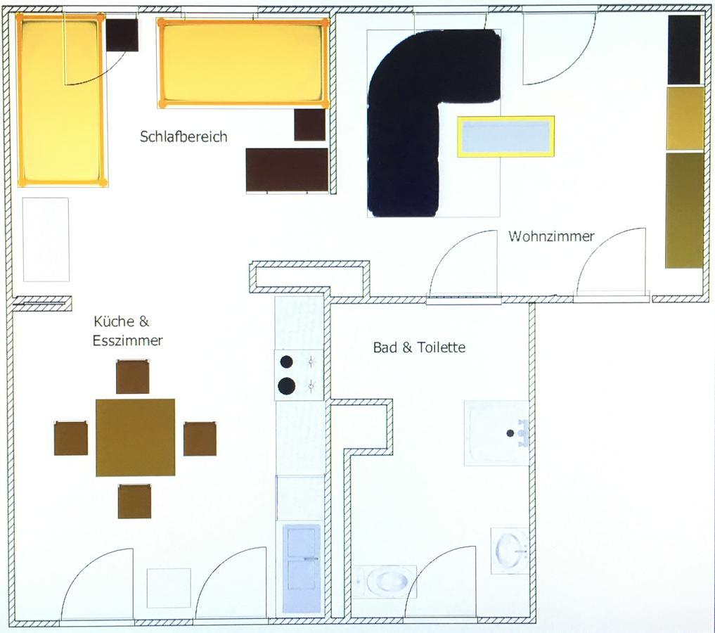 Krio Nicola Rothfuchs Ferienwohnung 1 Идар-Оберштайн Экстерьер фото